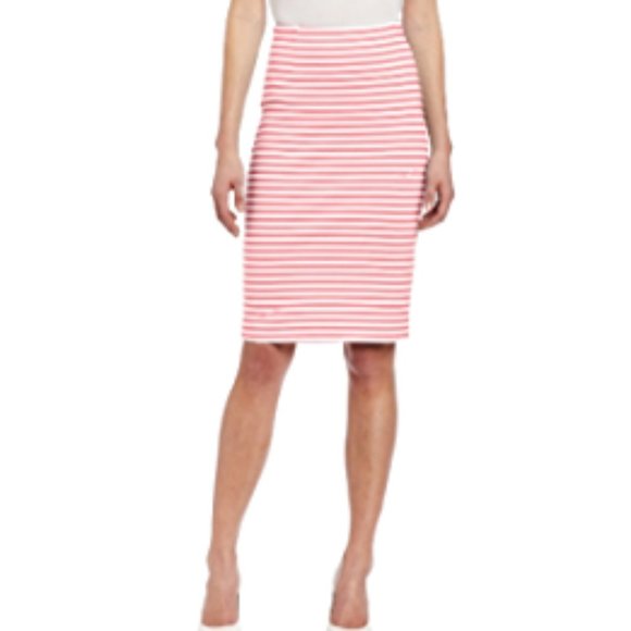 Lilly Pulitzer Deacon Skirt Lilly's Coral Stripe M